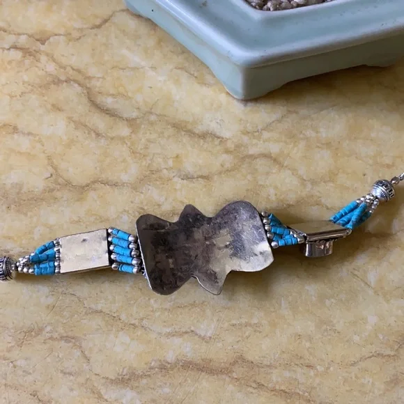 Vintage turquoise bracelet - Picture 4 of 6